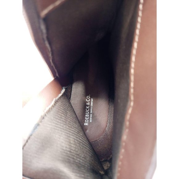 Women's Boots Roebuck And Co Slip Resistant Brown - Picture 8 of 10